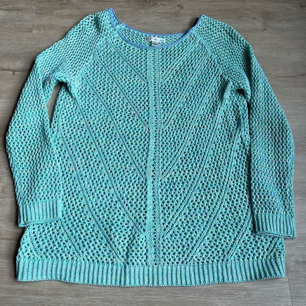 JohnPaulRichard Open Knit Sweater sz L